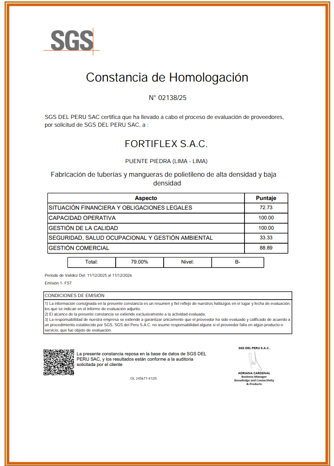 SGS Certificación